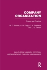 Image for Company organization: theory and practice
