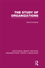 Image for The study of organizations
