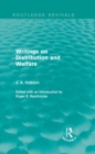 Image for Writings on distribution and welfare