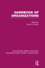 Image for Handbook of organizations
