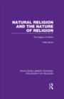 Image for Natural religion and the nature of religion: the legacy of deism
