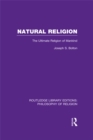 Image for Natural religion: the ultimate religion of mankind