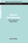 Image for Natural environments: studies in theoretical &amp; applied analysis