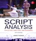 Image for Script analysis for actors, directors, and designers