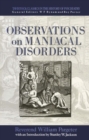 Image for Observations on Maniacal Disorder