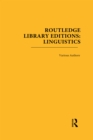 Image for Routledge Library Editions. Linguistics