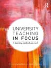 Image for University teaching in focus: a learning-centred approach