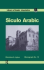 Image for Siculo Arabic : monograph no. 12