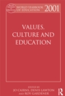 Image for World yearbook of education 2001: values, culture and education