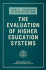 Image for World Year Book of Education 1996: The Evaluation of Higher Education Systems
