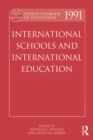 Image for World Yearbook of Education 1991: International Schools and International Education