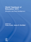 Image for World Yearbook of Education 1974: Education and Rural Development