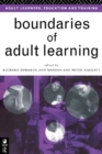 Image for Boundaries of adult learning