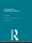 Image for A Geographical Introduction to History
