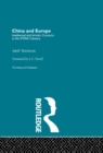 Image for China and Europe: the implications of the rise of China for European space