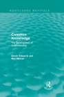 Image for Common Knowledge: The Development of Understanding in the Classroom