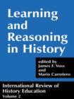 Image for International review of history education.: (Learning and reasoning in history)