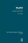 Image for Plato: The Man and His Work