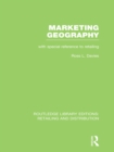 Image for Marketing Geography: With Special Reference to Retailing