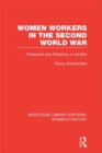 Image for Women Workers in the Second World War: Production and Patriarchy in Conflict : 36