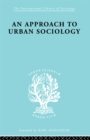 Image for Approach Urban Sociol  Ils 168