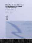 Image for Studies in the Literary Relations of England and Germany in the Sixteenth Century