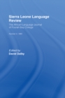 Image for African Language Review