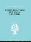 Image for Human behaviour and social processes: an interactionist approach