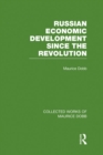 Image for Russian economic development since the revolution : v. 5
