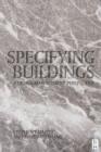 Image for Specifying Buildings: A Design Management Perspective