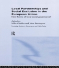 Image for Local partnership and social exclusion in the European Union: new forms of local social governance?