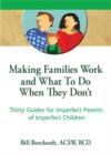 Image for Making Families Work and What To Do When They Don&#39;t: Thirty Guides for Imperfect Parents of Imperfect Children