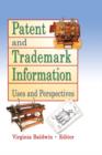 Image for Patent and trademark information: uses and perspectives