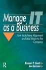 Image for Manage IT as a Business