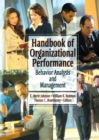 Image for Handbook of organizational performance: behavior analysis and management