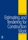 Image for Estimating and Tendering for Construction Work