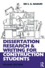 Image for Dissertation Research and Writing for Construction Students