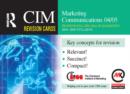 Image for CIM Revision Cards: Marketing Communications 04/05