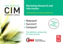 Image for CIM Revision Cards Marketing Research and Information:  (Marketing research and information)