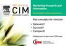 Image for Marketing Research and Information