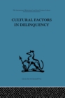 Image for Cultural Factors in Delinquency