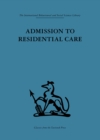 Image for Admission to Residential Care