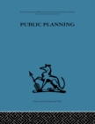 Image for Public planning: the inter-corporate dimension