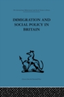 Image for Immigration and Social Policy in Britain