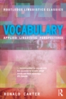 Image for Vocabulary: applied linguistic perspectives