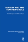 Image for Society and the Teacher&#39;s Role