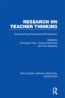 Image for Research on teacher thinking: understanding professional development