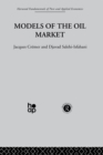 Image for Models of the oil market