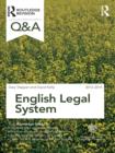 Image for English legal system 2013-2014