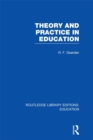 Image for Theory &amp; practice in education.